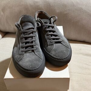 Common Projects Charcoal Suede Sneakers